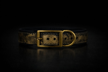 Preview: Coated Webbing Leder Halsband